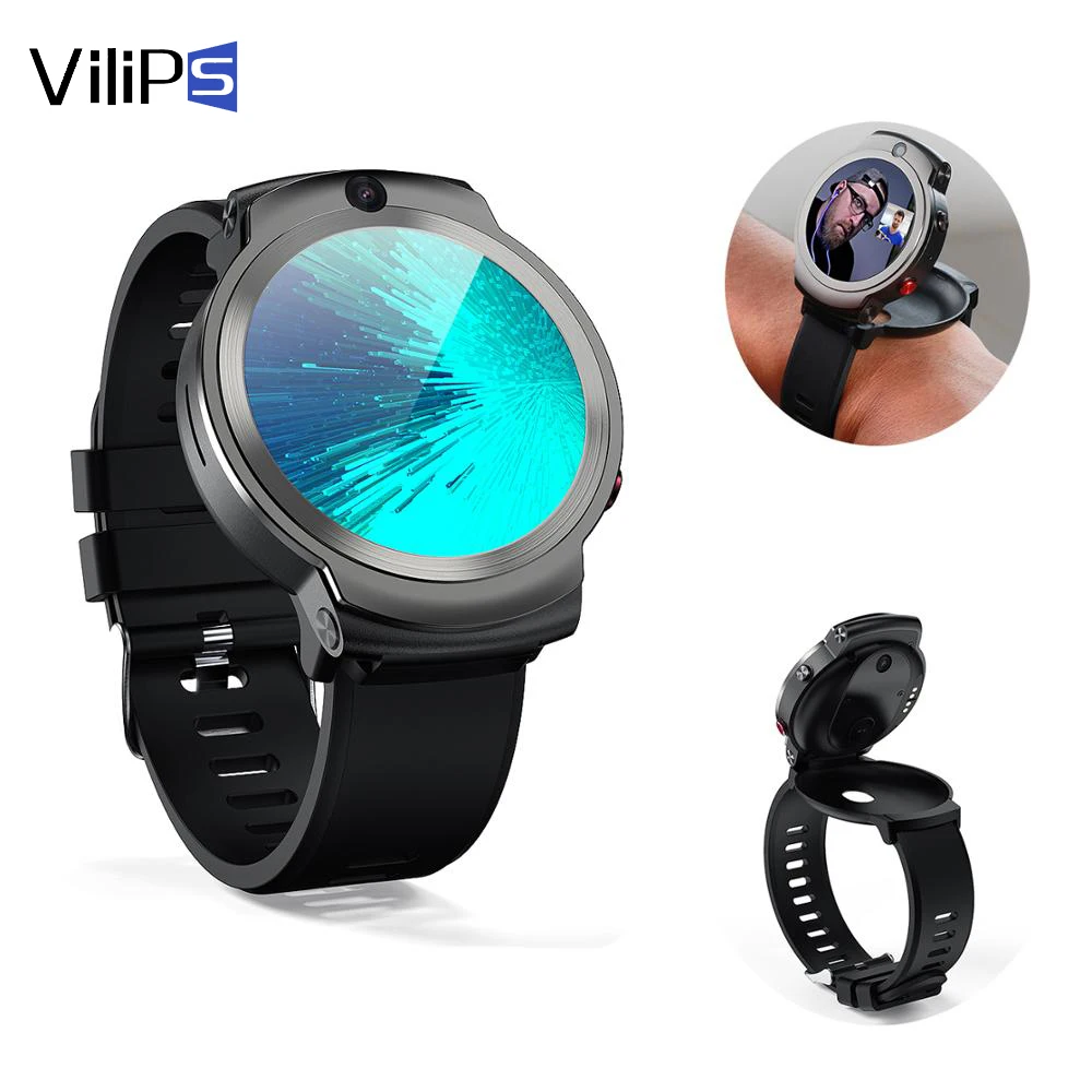 Permalink to Vilips Smart Watch 4G Face ID 1.6 Inch Full Screen Android 7.1 3G RAM 32G ROM LTE 4G Sim GPS WIFI Heart Rate Monitor smartwatch