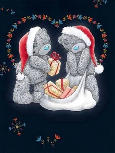 Diamond Painting Bear DIY Embroidery Cartoon Cross stitch Full Christmas gift birthday present | Дом и сад