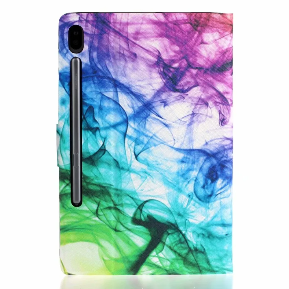 Кожаный PU умный чехол для Samsung Galaxy Tab S6 10,5 SM-T860 SM-T865 T860 10," защитный чехол-подставка мягкий чехол