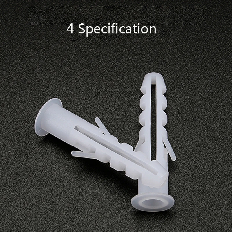 5mm-12mm Plastic Expansion Tube Wall Anchors Plugs with Phillips Head Screw NL28 expansion plugs plastic wall anchor