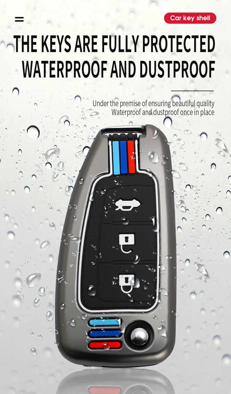 Custodia per chiave auto in lega di zinco per Nissan Qashqai J11 Xtrail Murano MAXIMA ALTIMA Juke Micra Tiida Pulsar2014-2018 portachiavi - Hca98bffb2b0b468a9458dd791c08ad1aX