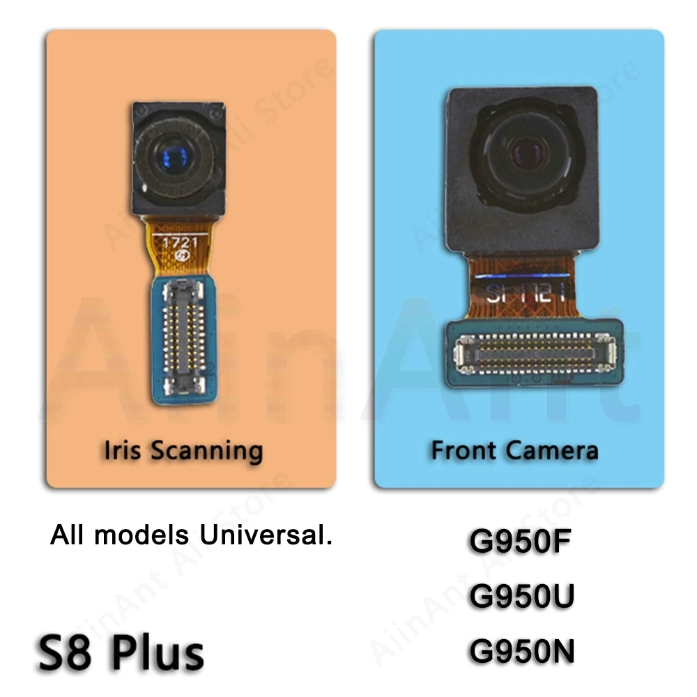 Для Samsung Galaxy S8 Plus G950F G955F S9 Plus G960F G965F оригинальная фронтальная камера с гибким креплением для телефона