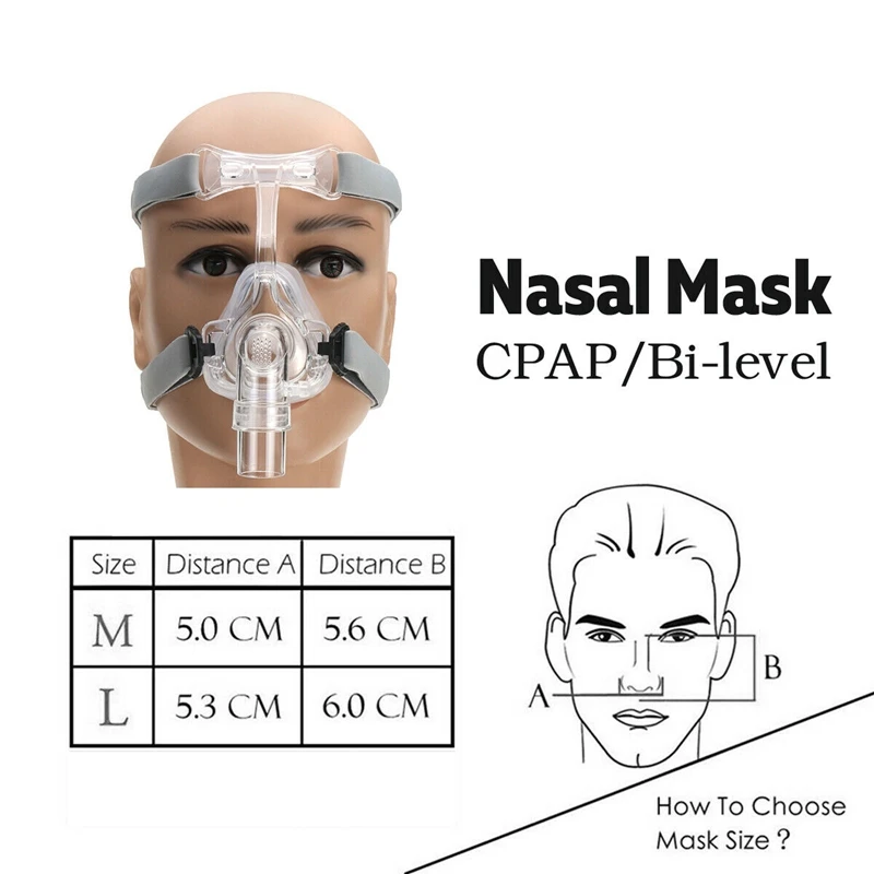Nm2 назальная маска для Cpap Полнолицевые маски интерфейс сна и храп ремень