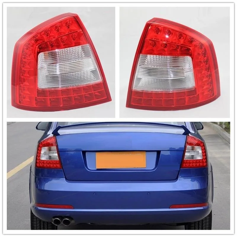 

LED Real Light For SKODA Octavia A6 For RS 2009 2010 2011 2012 2013 Car-styling Original LED Car Rear Lights Tail Light