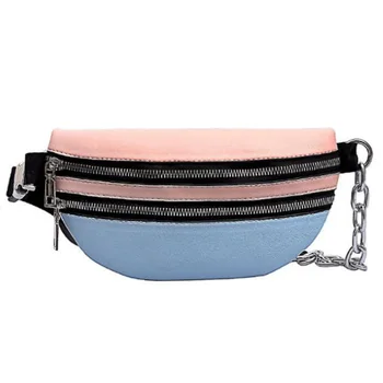 

Women'S Fashion Pockets Chain Diagonal Bag Pu Pockets Matching Diagonal Bag