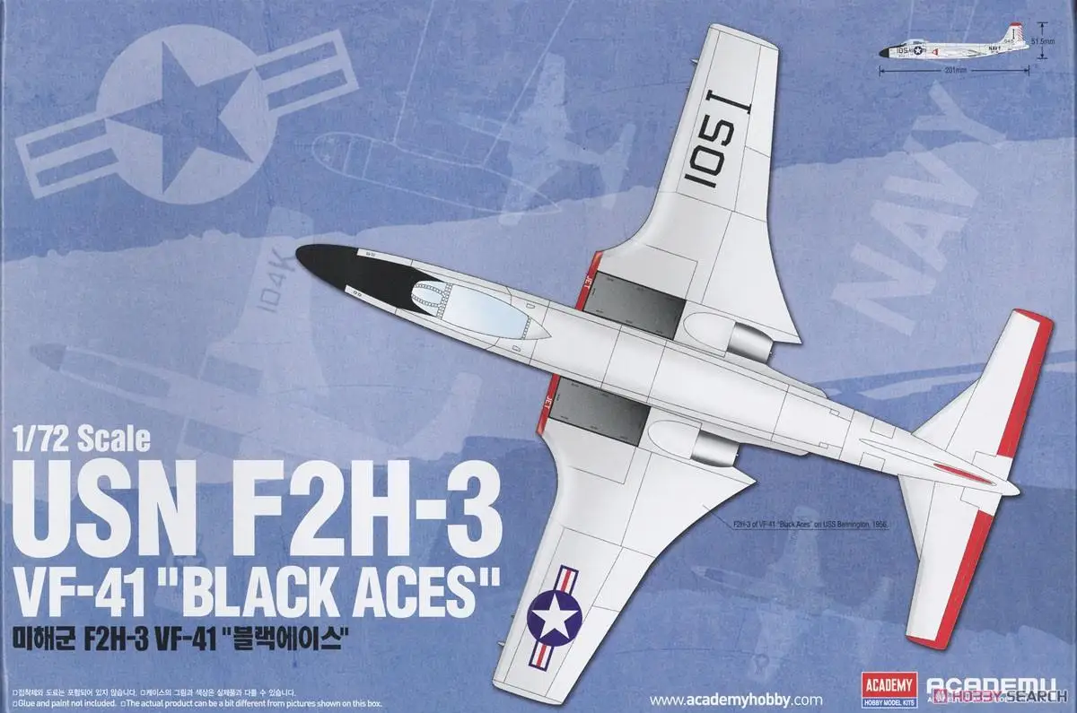 

Академия 12548 1/72 USN F2H-3 VF-41 черный Aces набор моделей