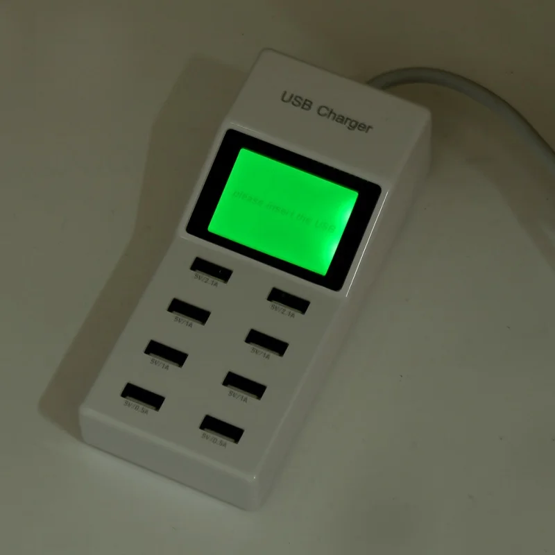 Горячая 8 многопортовое быстрое Компактное зарядное устройство usb для путешествий с европейской вилкой настенное зарядное устройство