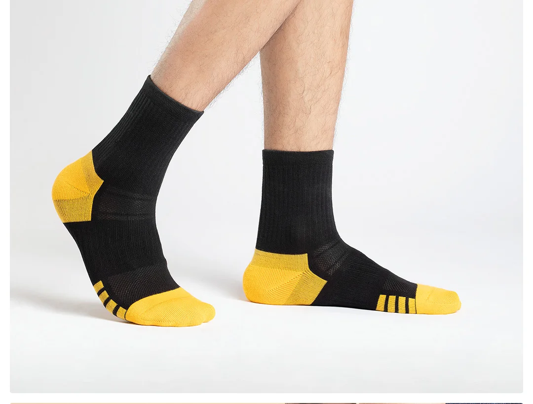 Xiaomi Qimian/антибактериальные хлопковые мужские носки, Осенние повседневные хлопковые носки, мужские носки средней длины, 4 цвета