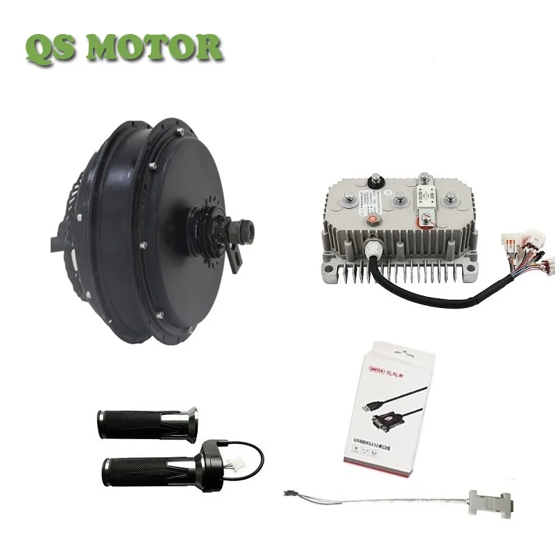 QSMOTOR6000W 205 50H V3 Electric Bike Conversion Kits with Kelly Sine