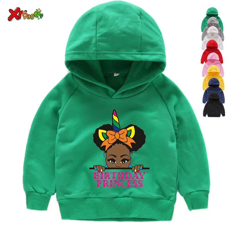 

Kids Boy Clothes Black Princess Printing Long Sleeve T Shirt Custom Children Sweatshirt Boys Clothing Girls Sport Sweater Hoodie