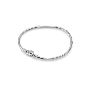 

SHINETUNG Original PAN 1:1 S925 Steling Silver Bracelet Barrel Clasp Bracelet Women’s Original Charm Bangles