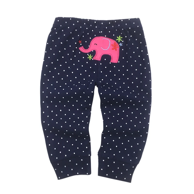 Baby Pants 5 pcs/set 0-24 months bebe pant 5 pcs embroidery cuff style pant children colorful and cute wear baby trousers,baby leggings