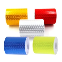 5cm*100cm Car Reflective Tape Safety Warning Car Decoration Sticker Reflector Protective Tape Strip Film Auto Motorcycle Sticker 1