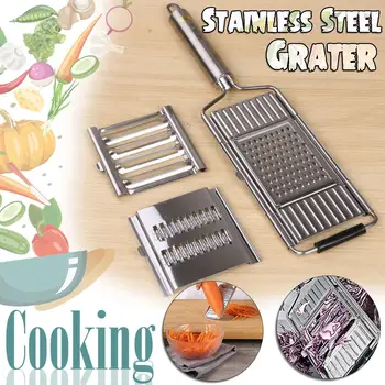 

3 in 1 Multifunctional Vegetable Slicer Stainless Steel Fruit Potato Peeler Grater Shredders Food Chopper Cutter Kitchen Tools
