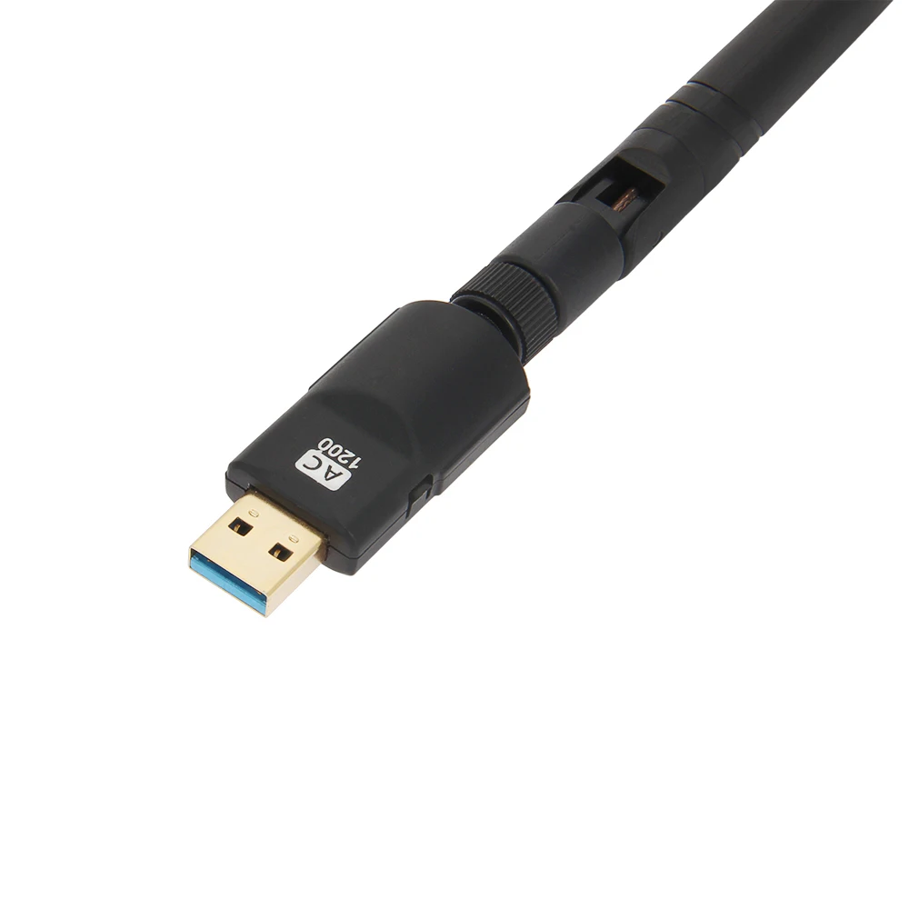 USB 3,0 1200 Мбит/с Wifi адаптер двухдиапазонный 5 ГГц 2,4 ГГц 802.11AC RTL8812BU Wifi антенна сетевой адаптер карта для ноутбука Настольный