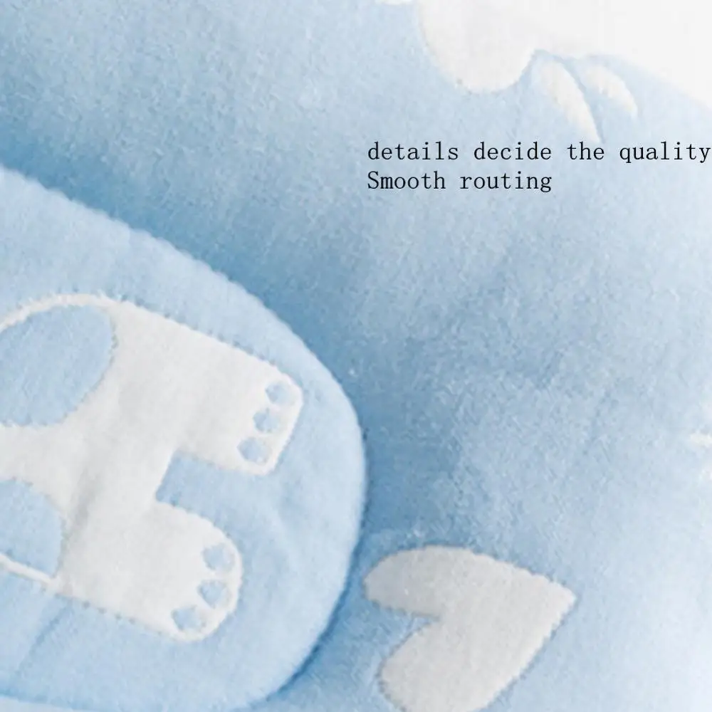 Baby Nursing Pillow Infant Newborn Sleep Support Concave Cartoon Pillow Printed Shaping Cushion Prevent Flat Head