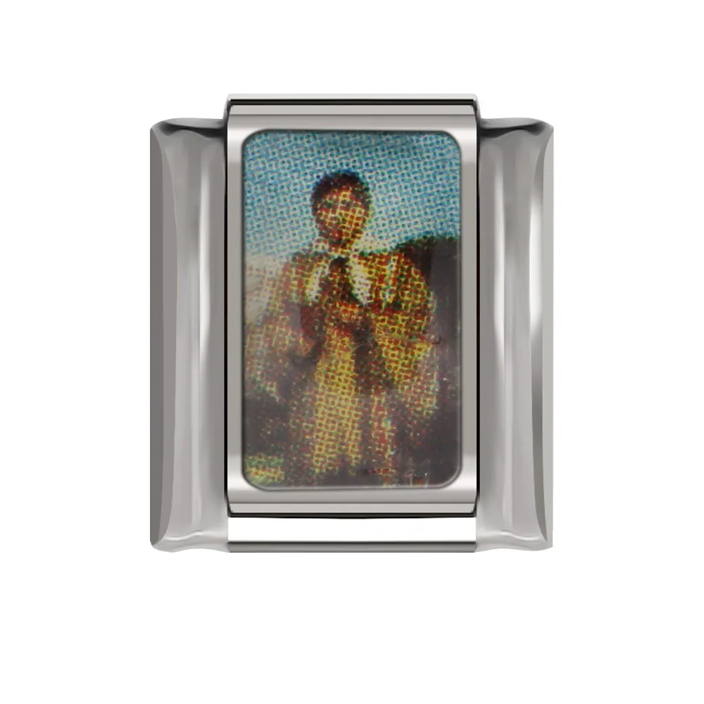 C Fyour 9 мм ширина Иисуса итальянский самодельный очаровательный браслет Дейзи различные StylesBracelet из нержавеющей стали ювелирных изделий DJ123 - Окраска металла: C