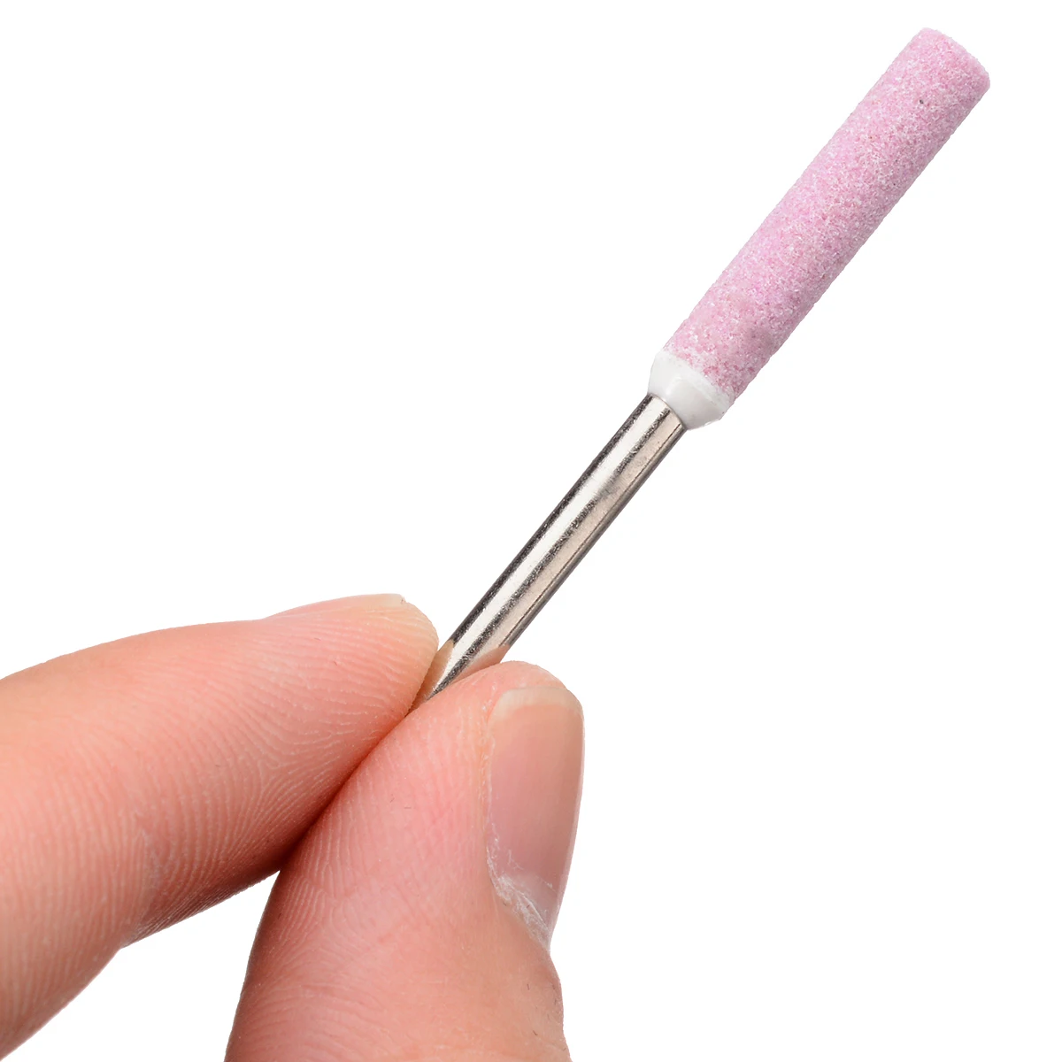 6PCS 1/8" Shank 4.8mm Diamond Chainsaw Sharpener Burr Stone Round File for Craftsman