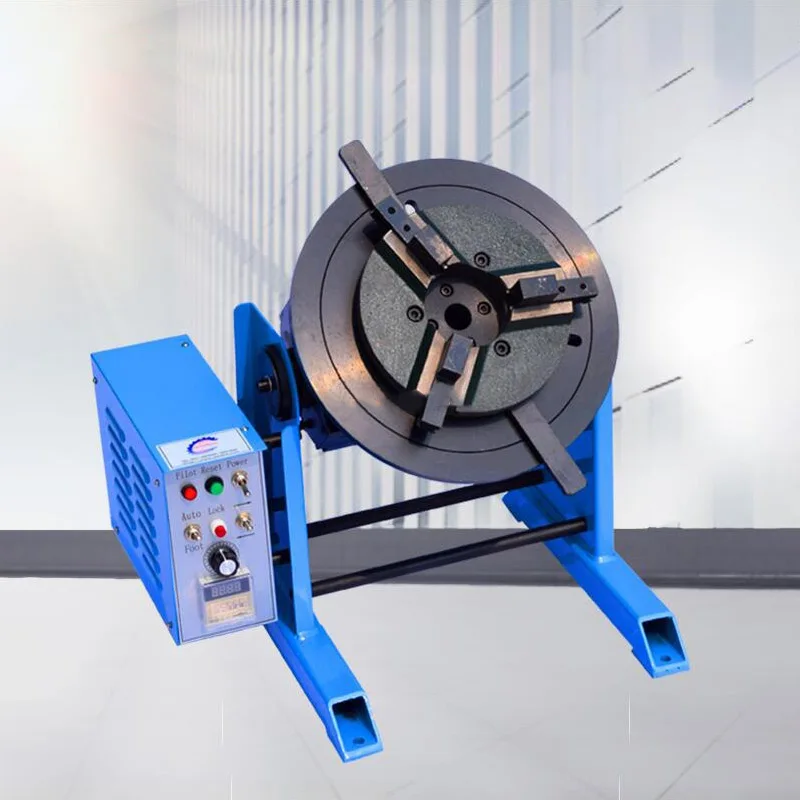 Chuck + Mini Welding Positioner Turntable Chuck Welding Table Timing shifter Girth welding Turntable