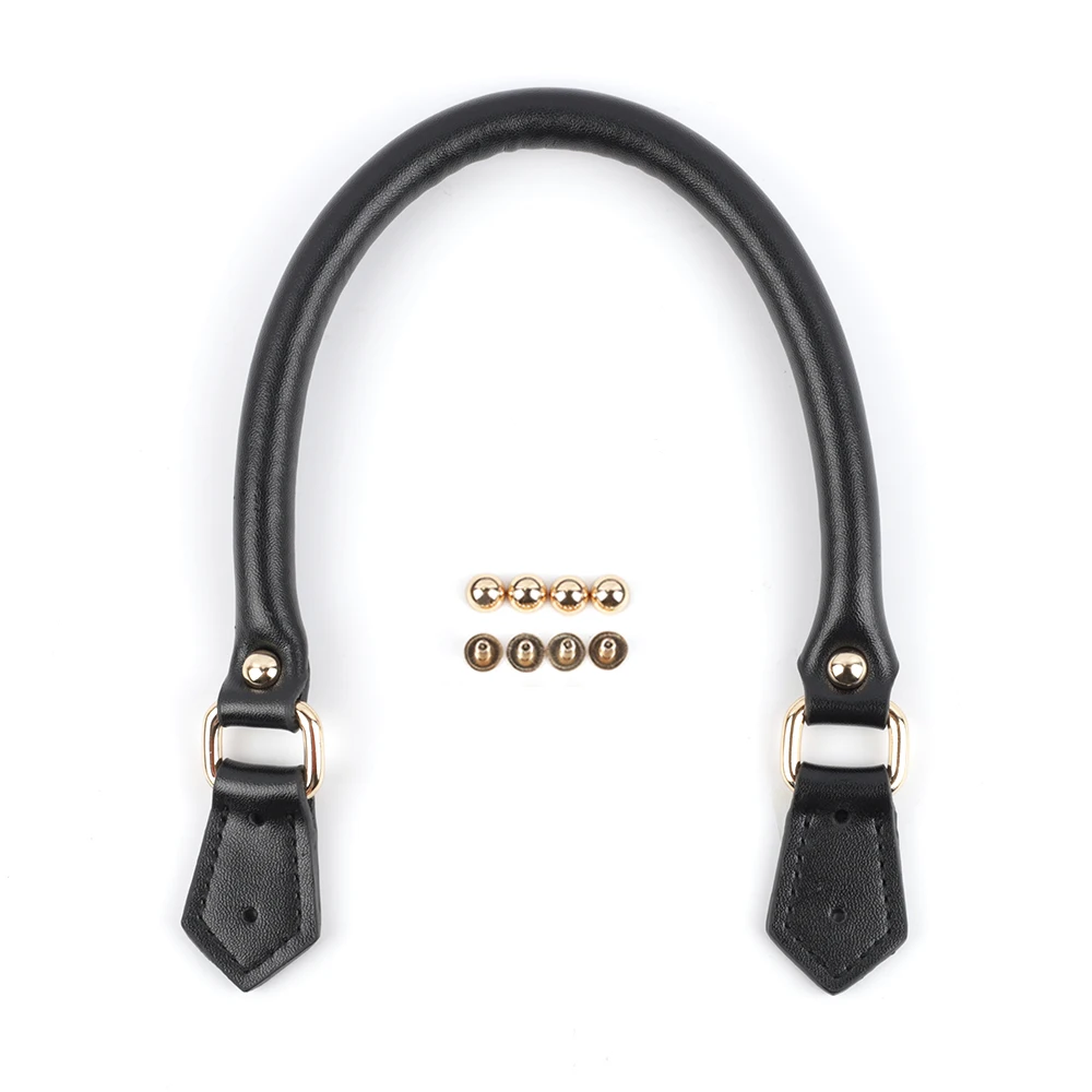 2pcs Leather Purse Handles Replacement Tote Bag Strap for Women DIY Handbag Shoulder Straps Bag Belt Handmade Accessories 40cm