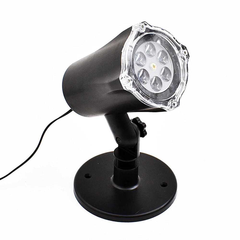 

2019 New Moving Snowflake lights White Christmas Projector Lights LED Landscape Projection Indoor & Outdoor Spotlights Decor LED