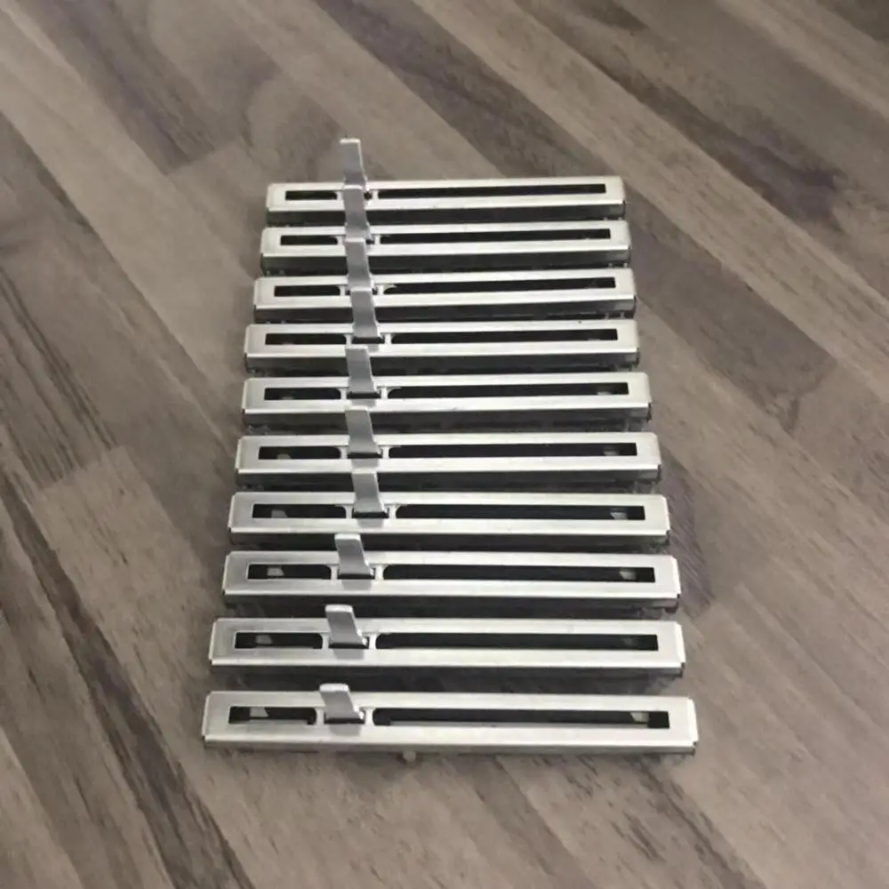 10pcs Mickey MACKIE mixer fader potentiometer 75MM long double A10K A20K A50K B100K A10KX2