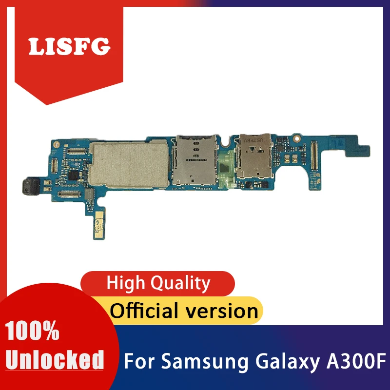 100% разблокированная оригинальная материнская плата для Samsung Galaxy A3 A300F A310F с