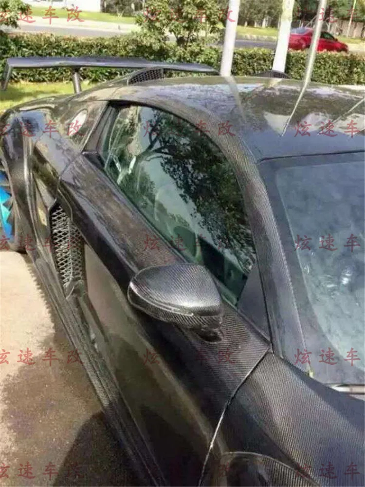Подходит для Audi R8 PPI R8 модифицированный Карбон волокно большой круговой задний спойлер крыло