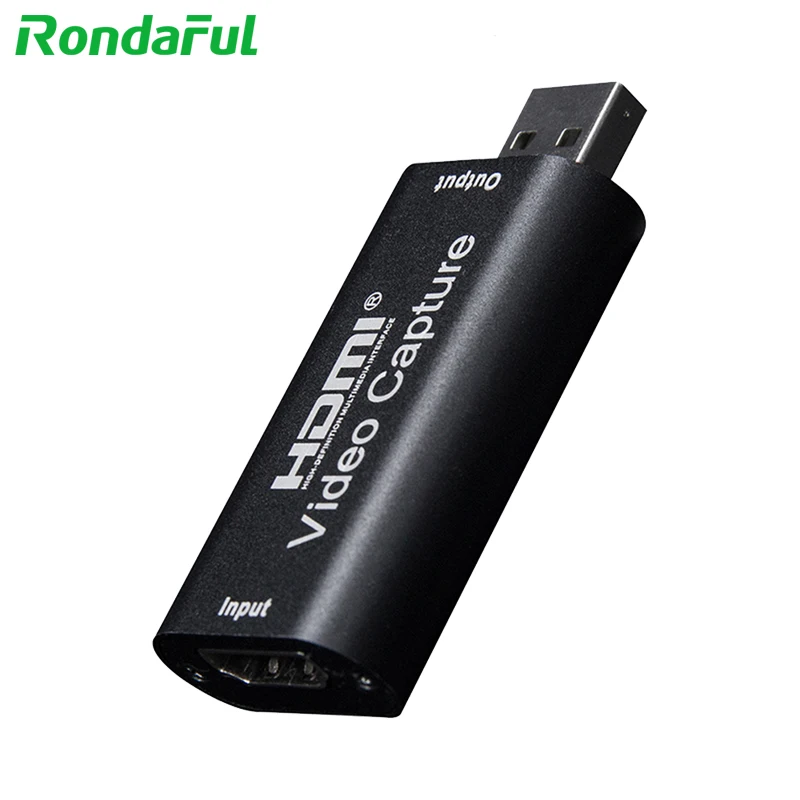 Новая карта захвата аудио placa de Video USB 2 0 HDMI К 1080p HD запись видеокамера регистратор