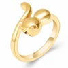 Cremation Jewelry Ring for Ashes Adjustable Cute Cat Urn Rings Holder for Pet Ashes Cremation Urn Keepsake Memorial Ring 4