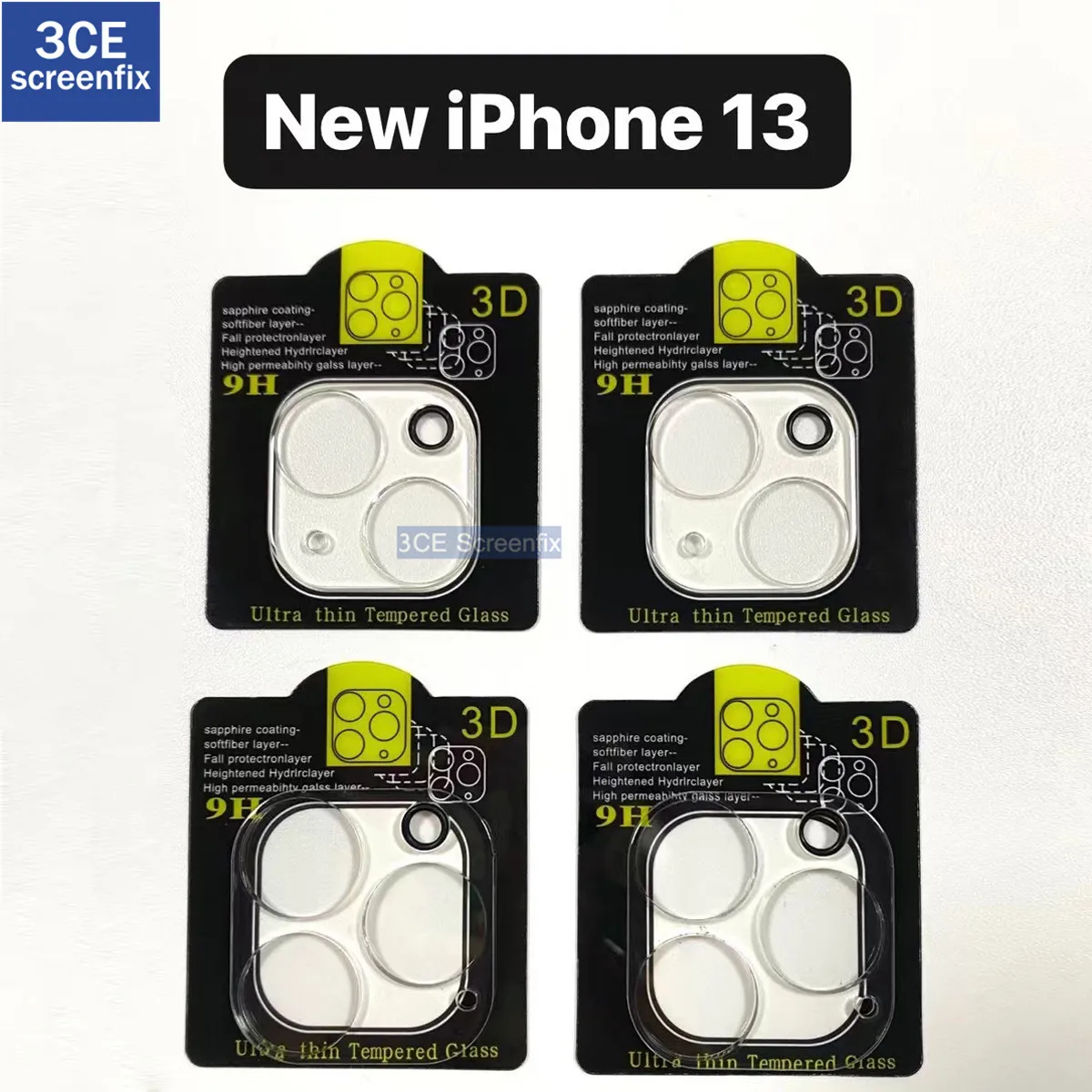 

Закаленное защитное стекло для камеры iPhone 13 12 11 Pro X XS Max 13 12 mini XR, 50 шт.