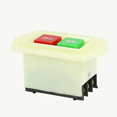 

Flush Mounted OFF/ON Plastic Cover Power Push Button Switch AC 380V/220V