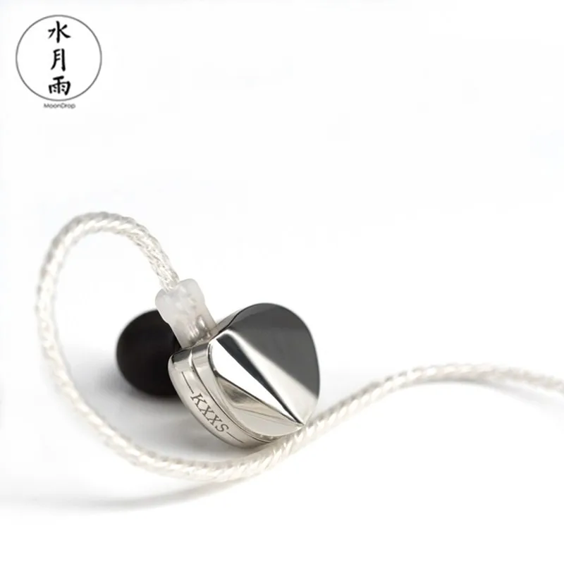 Moondrop KXXS алмазные динамические наушники из цинкового сплава HIFI затычки для ушей можно заменить кабель гарнитура