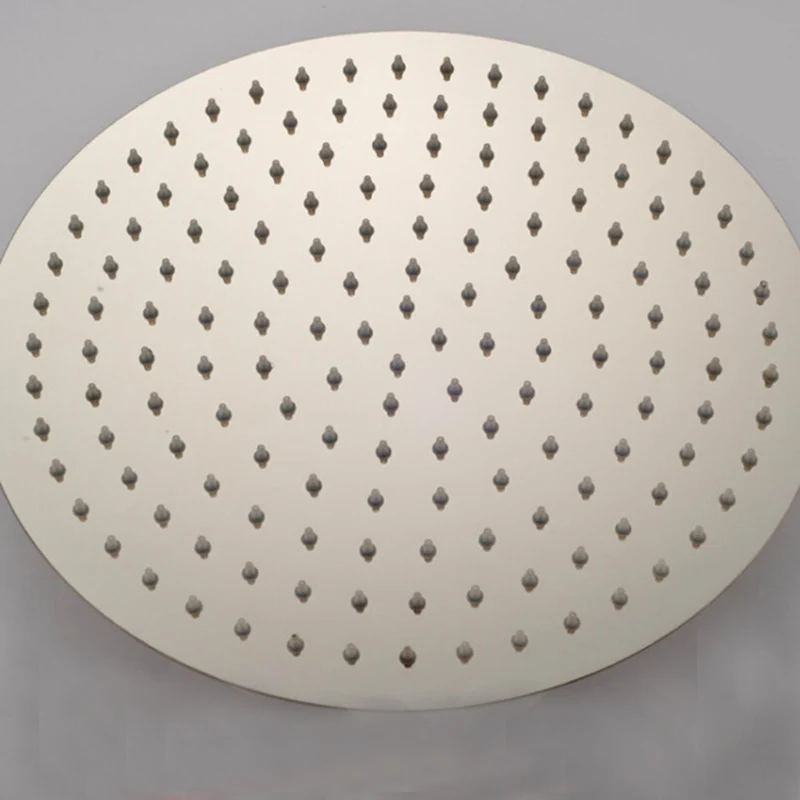 Brushed 8 inch Дождевая душевая головка для ванной 8 10 12 дюймов хром матовый круглый ультратонкий верхний опрыскиватель из нержавеющей стали настенный или потолочный - Цвет: Brushed 8 inch