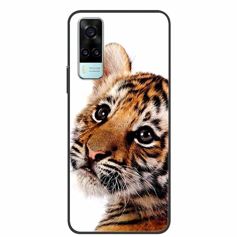 Cute Cartoon Shockproof Soft Silicone TPU Back Cover - Enhanced Protection and Style