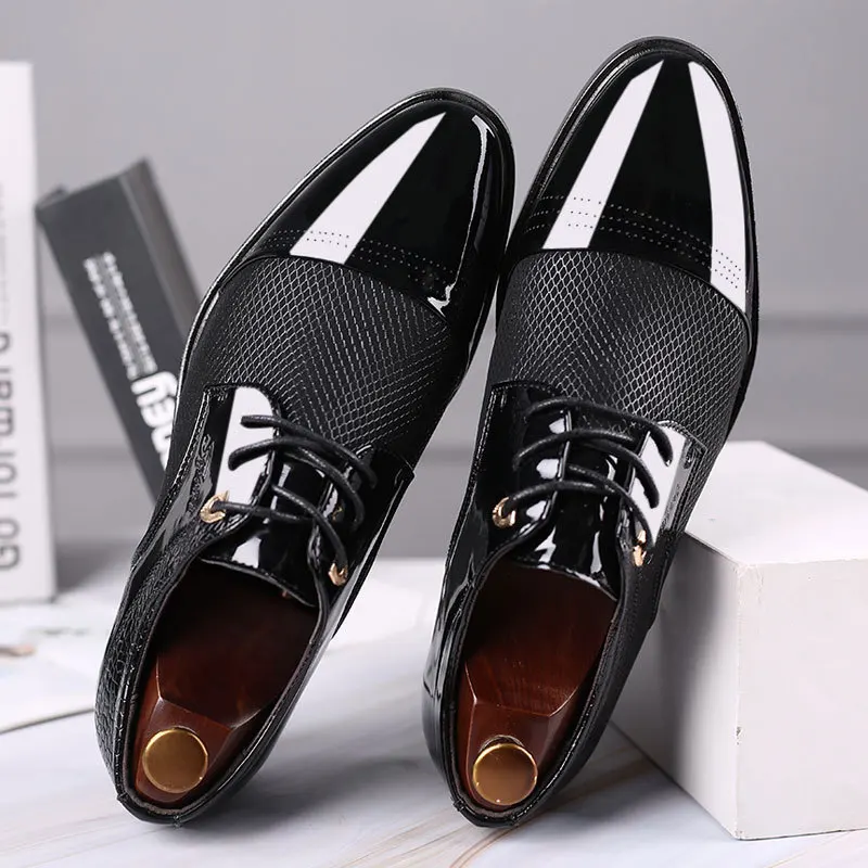 Merkmak/Осенняя деловая официальная кожаная обувь; Мужские модельные туфли в британском стиле; большой размер 48; Мужская офисная обувь; вечерние, свадебные туфли на плоской подошве