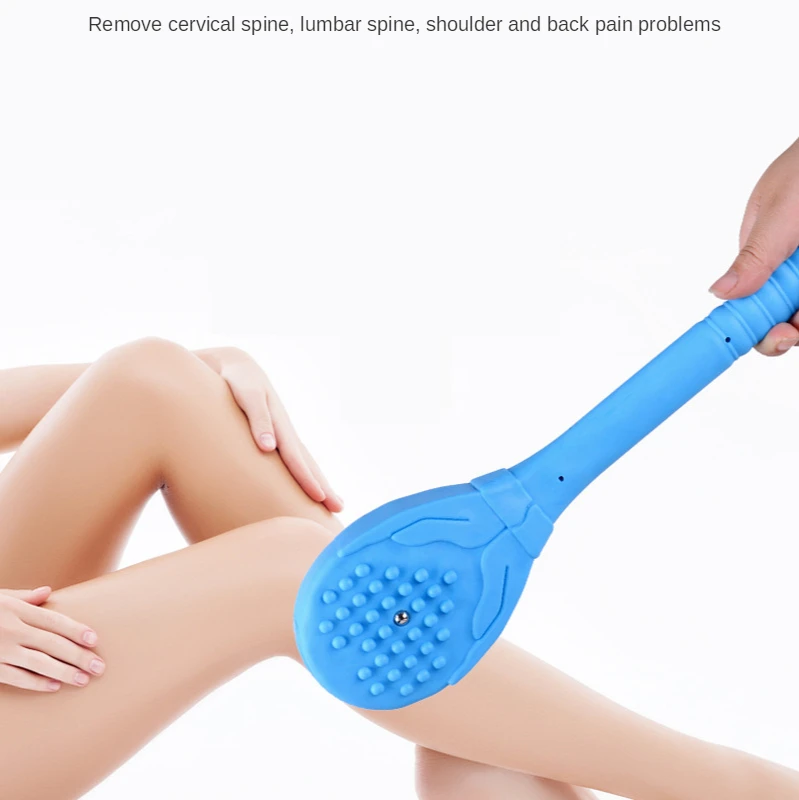 Massage Hammer Beat Back Beater Silicone Meridian Health Patting Stick Gu Fitness Shoulder Cervical Spine | Красота и здоровье
