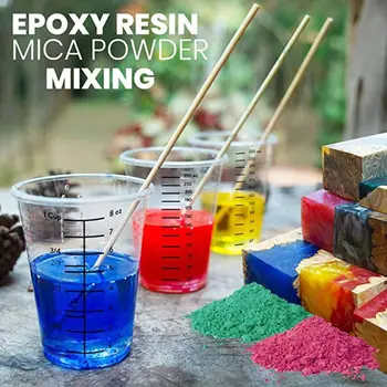 

Disposable Measuring Cups for Resin 8oz Clear Plastic Measuring Cup for Epoxy Resin Art Graduated Measure in ml and OZ