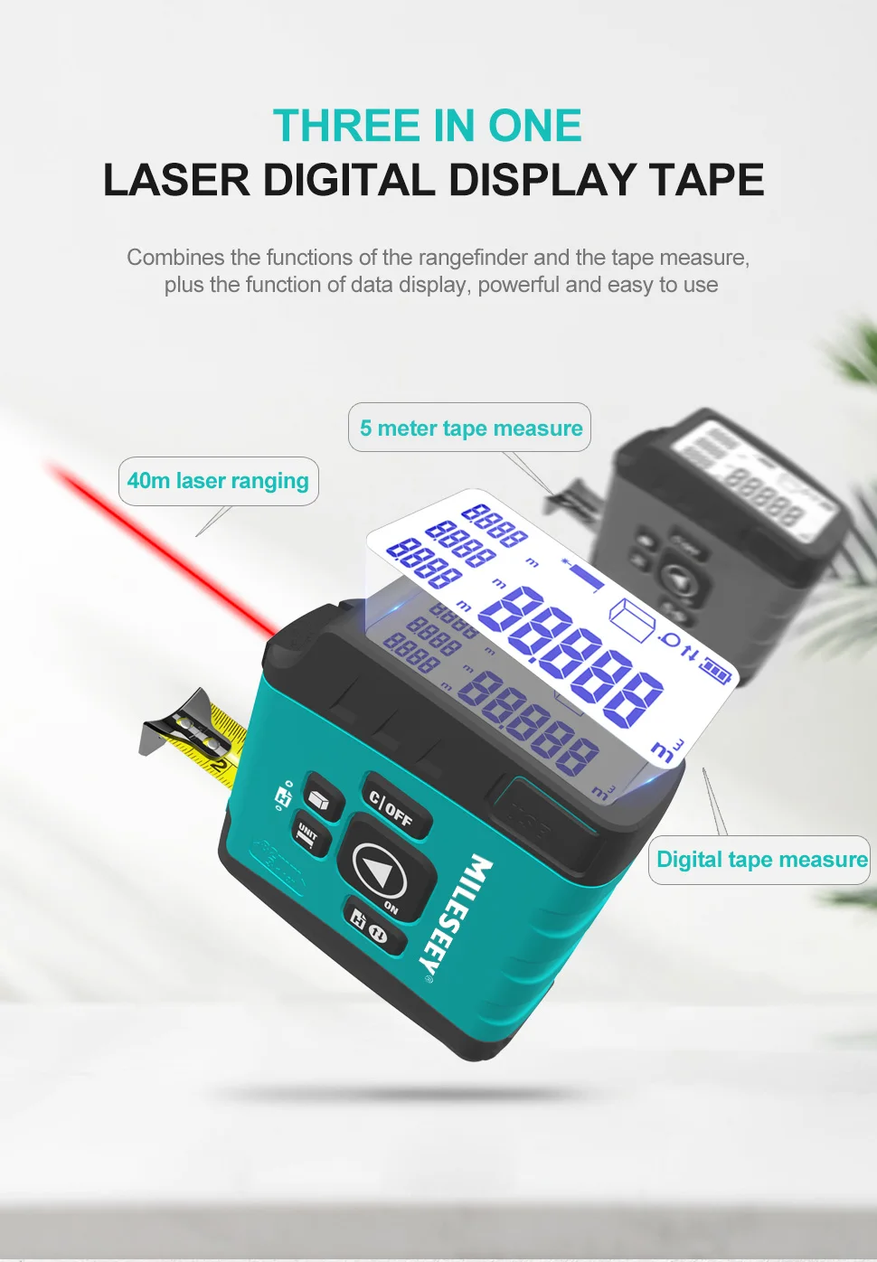 mileseey dt20 laser fita medida mini portatil 01