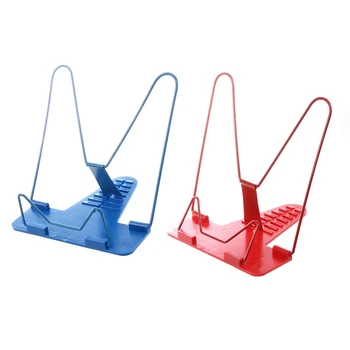 

2pcs Portable Foldable Adjustable Bookend Stand Reading Book Stand Document Holder Base Reading Book Shelf Bookend Reading 22x16