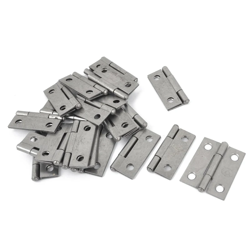 

Rectangle Folding Closet Cabinet Door Hinge Hardware 1.5" 20 Pcs