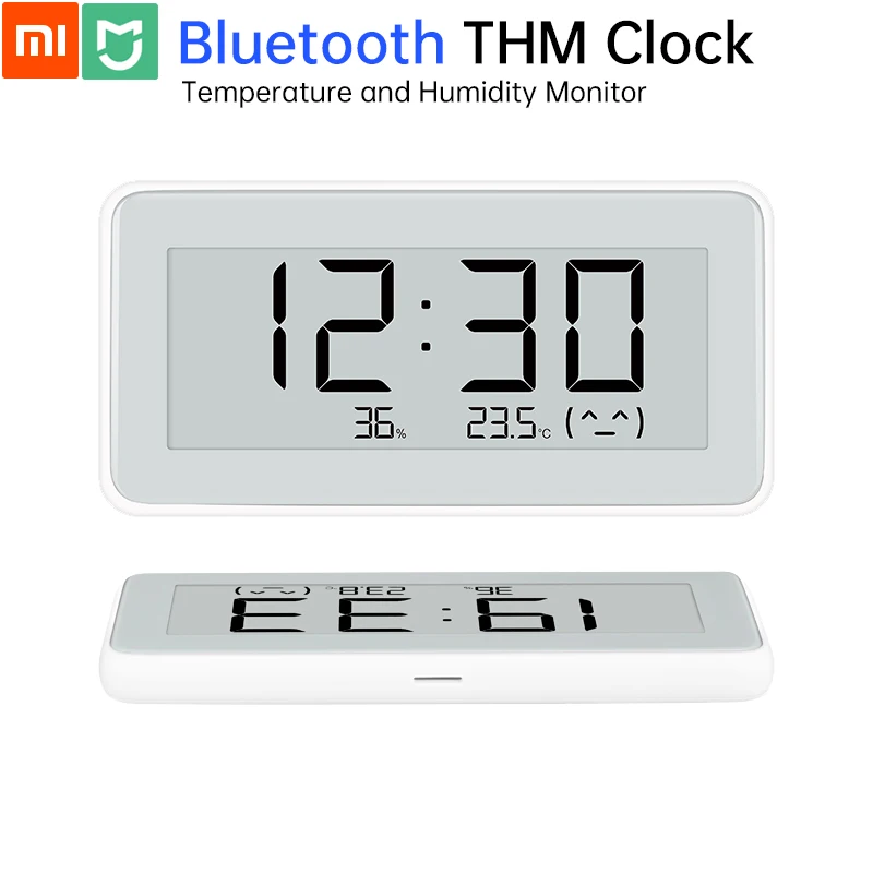 Оригинальный монитор температуры и влажности Xiaomi Mijia Bluetooth Mi цифровые часы
