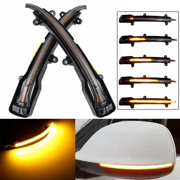 

Dynamic Turn Signal Light LED Side Wing Rearview Mirror Blinker Indicator For Audi Q5 SQ5 8R 2008- 2017 Q7 Facelift 2009-2015