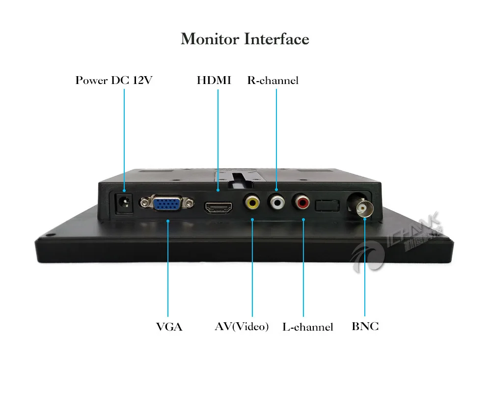 ZB080JN-262/8 дюймов 1024x768 4:3 портативный небольшой размер AV BNC HDMI VGA промышленный Медицинский микроскоп ПК монитор ЖК-экран