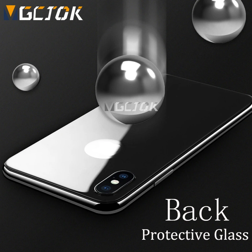 

9D Tempered back Glass For Apple iPhone X XR XS Max Full Cover Screen Protector For iPhone 7 8 Plus Back protective Glass Film