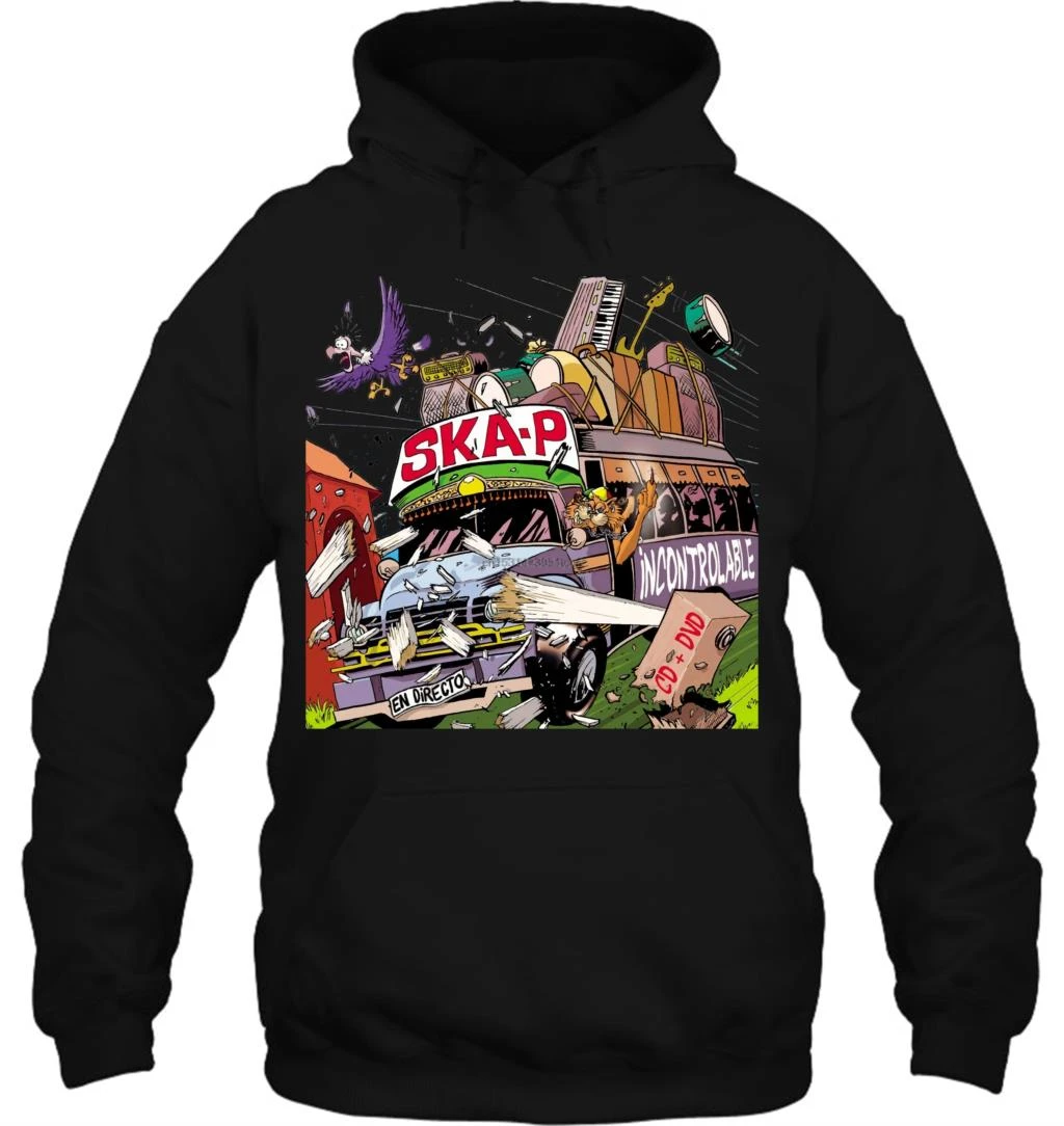 Sudadera con capucha El Autentico Ska P para hombre, informal Punk Rock, Tops estampados, de calle para mujer|Sudaderas con capucha y sudaderas| - AliExpress