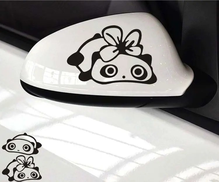 D-199 милые модные Geely panda набор маленькие паровые наклейки для автомобиля для похудения наклейки на автомобиль царапины