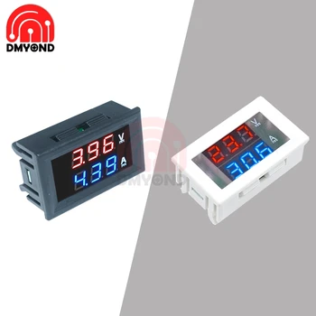 

DC 100V 10A Mini Digital Voltmeter Ammeter Panel Amp Voltage Volt Current Meter Tester 0.28" 0.28 Inch Dual LED Display