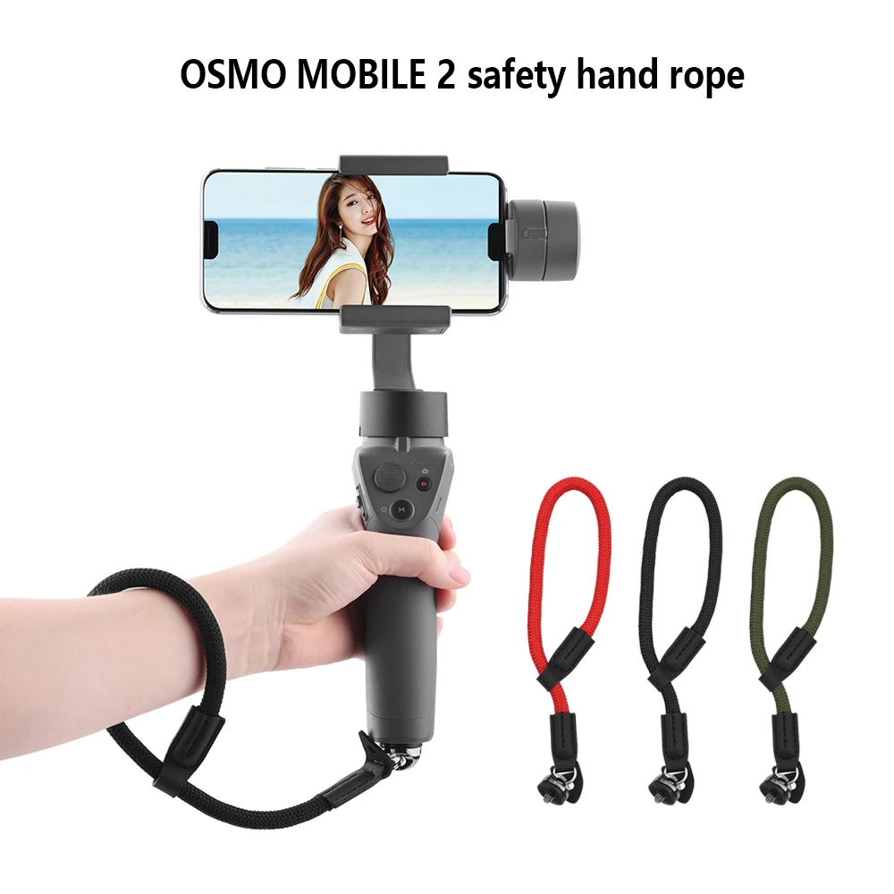 Нейлоновый безопасный ремешок с винтовым ремешком на запястье для DJI Osmo Mobile 3 ручной карданный стабилизатор аксессуары для камеры Запчасти
