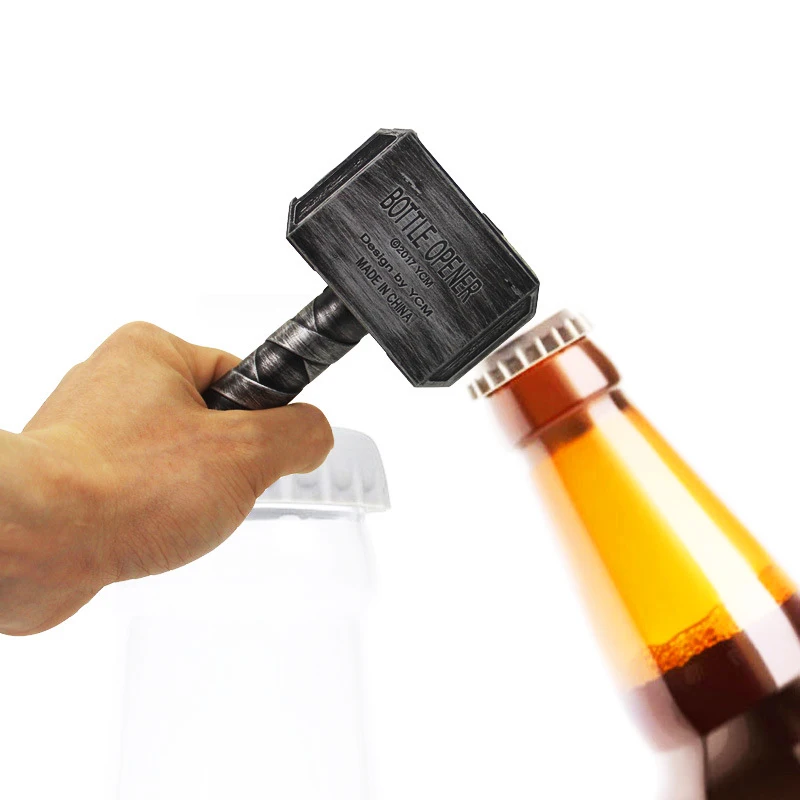 

Creative Quake Opener Funny Hammer Beer Opener Bar Fun Opener with Magnet Cocktail Shaker Wine Accessories Champagne Stopper